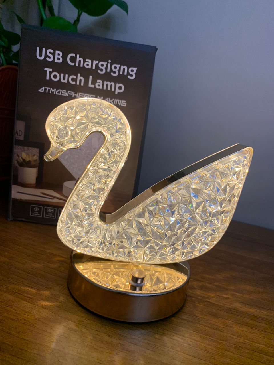 Lampe de Table et Veilleuse à Intensité Variable en Crystal - Décoration - صورة 10