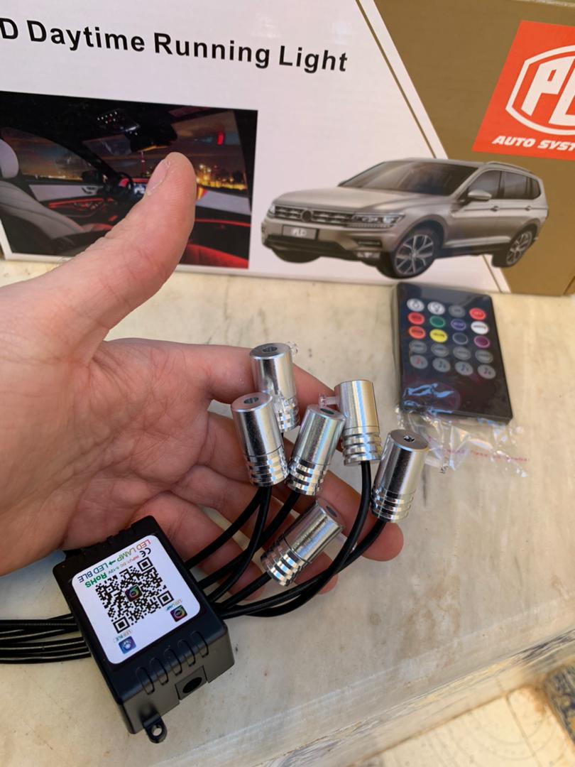Lumière Ambiante RGB Pour l’Intérieur de Voiture avec Télécommande + APP Contrôle - Accessoires Auto/Moto - صورة 9