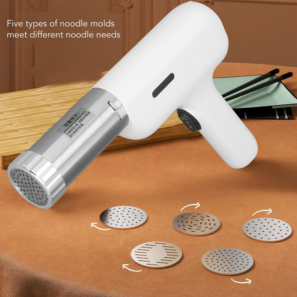 Machine à pâtes Noodle électrique portative en acier inoxydable - Cuisine - صورة 5