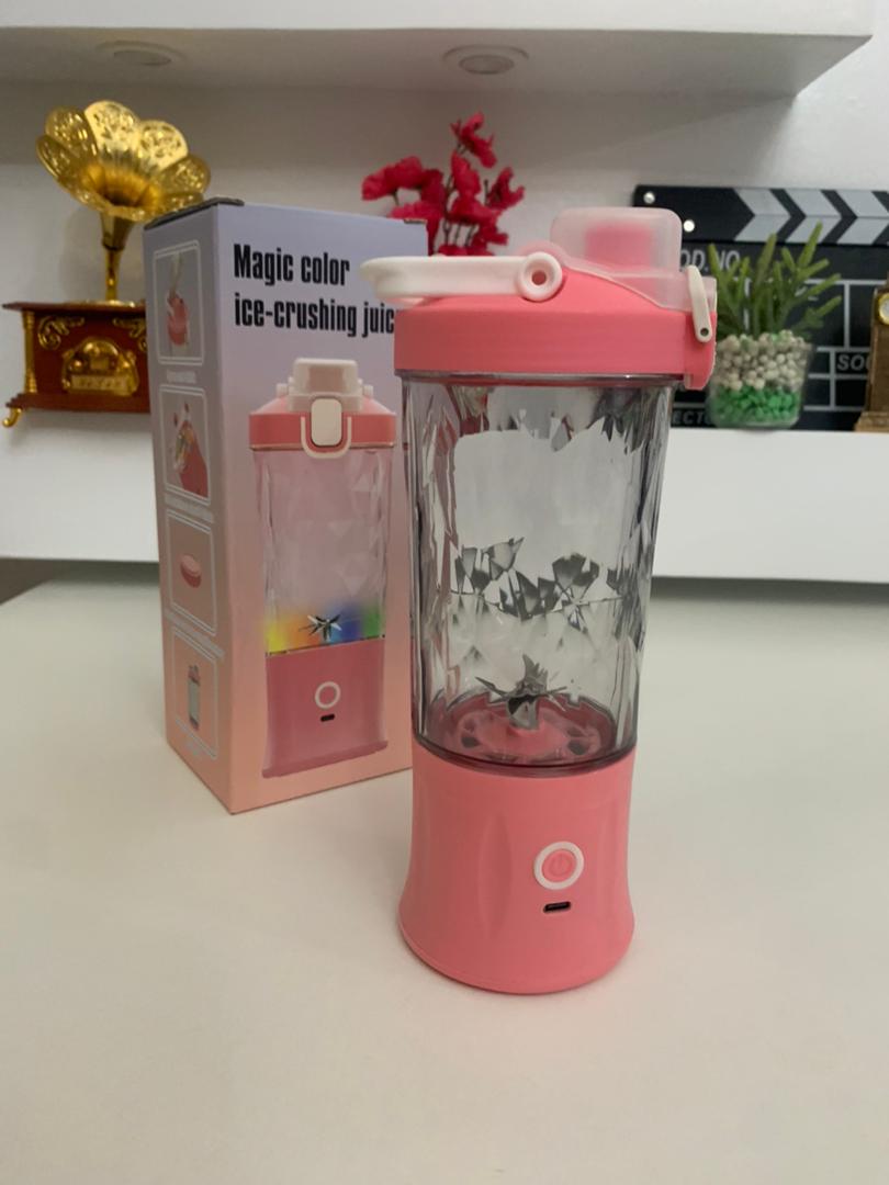 Mixeur Broyeur à Glace Rechargeable Portable 600ml - Cuisine - صورة حقيقية 6