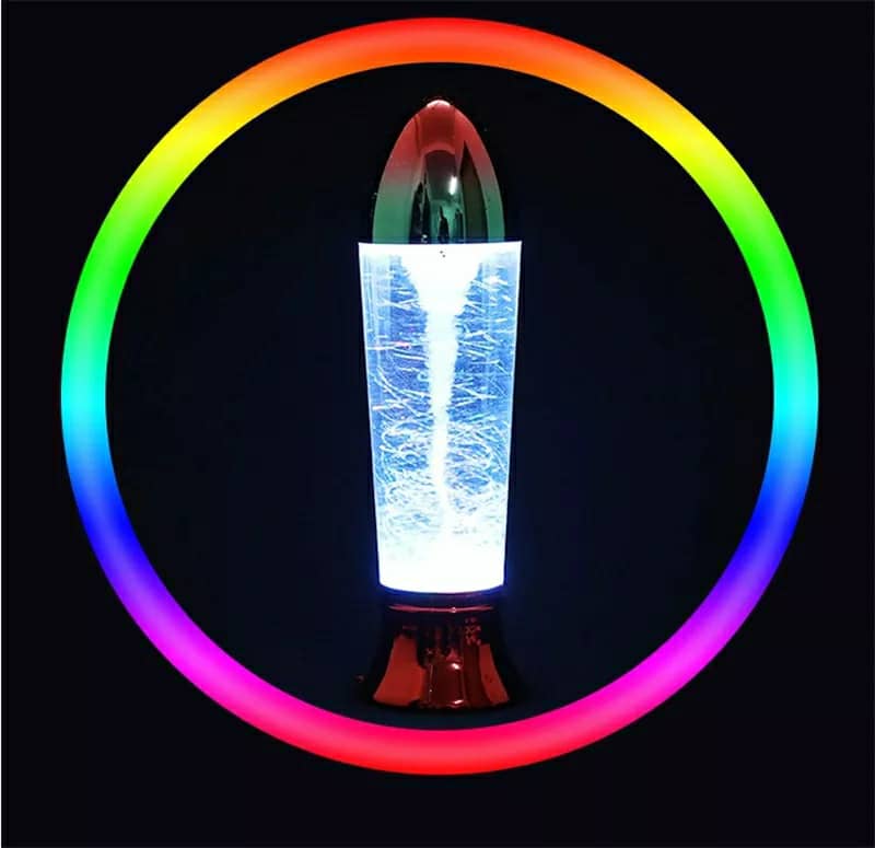 Lampe LED flocon de neige magique rotatif RGB - Électronique - صورة 9