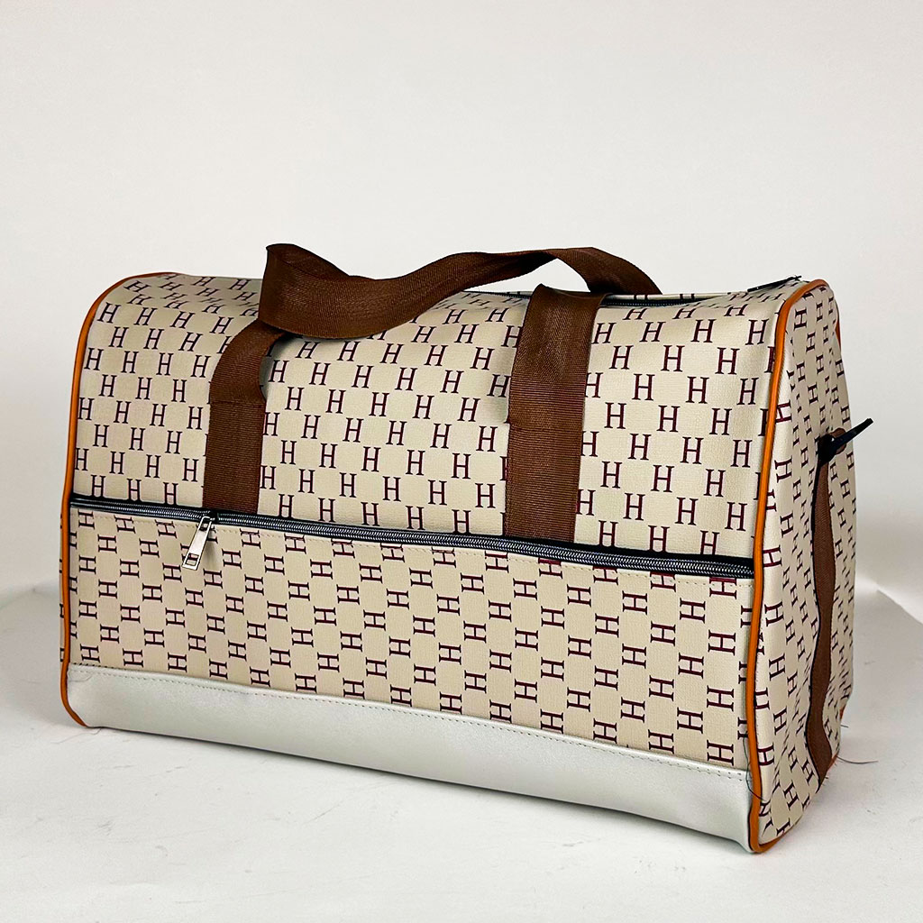 Pack 3Pcs Cabas Sac a Dos et Pochette en Tissue Imperméable Beige - Sac à dos et Mode - صورة 2