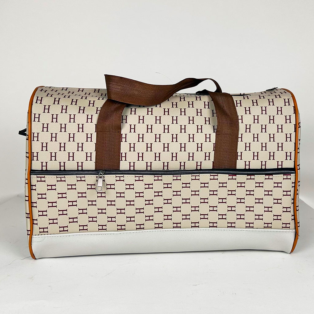 Pack 3Pcs Cabas Sac a Dos et Pochette en Tissue Imperméable Beige - Sac à dos et Mode - صورة 6