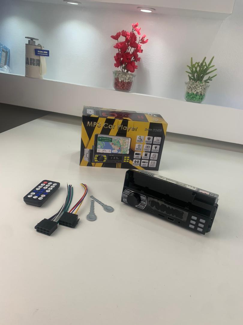 Autoradio Bluetooth Simple DIN avec Support Téléphone – راديو سيارة بلوتوث بسيط مع حامل هاتف - Accessoires Auto/Moto - صورة حقيقية 6