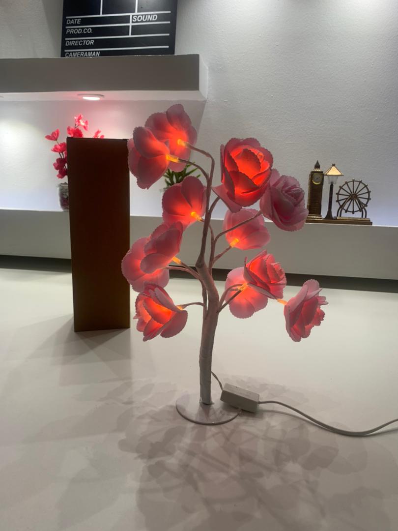 Lampe de Table fleur avec LED – مصباح طاولة زهور - Décoration - صورة 9