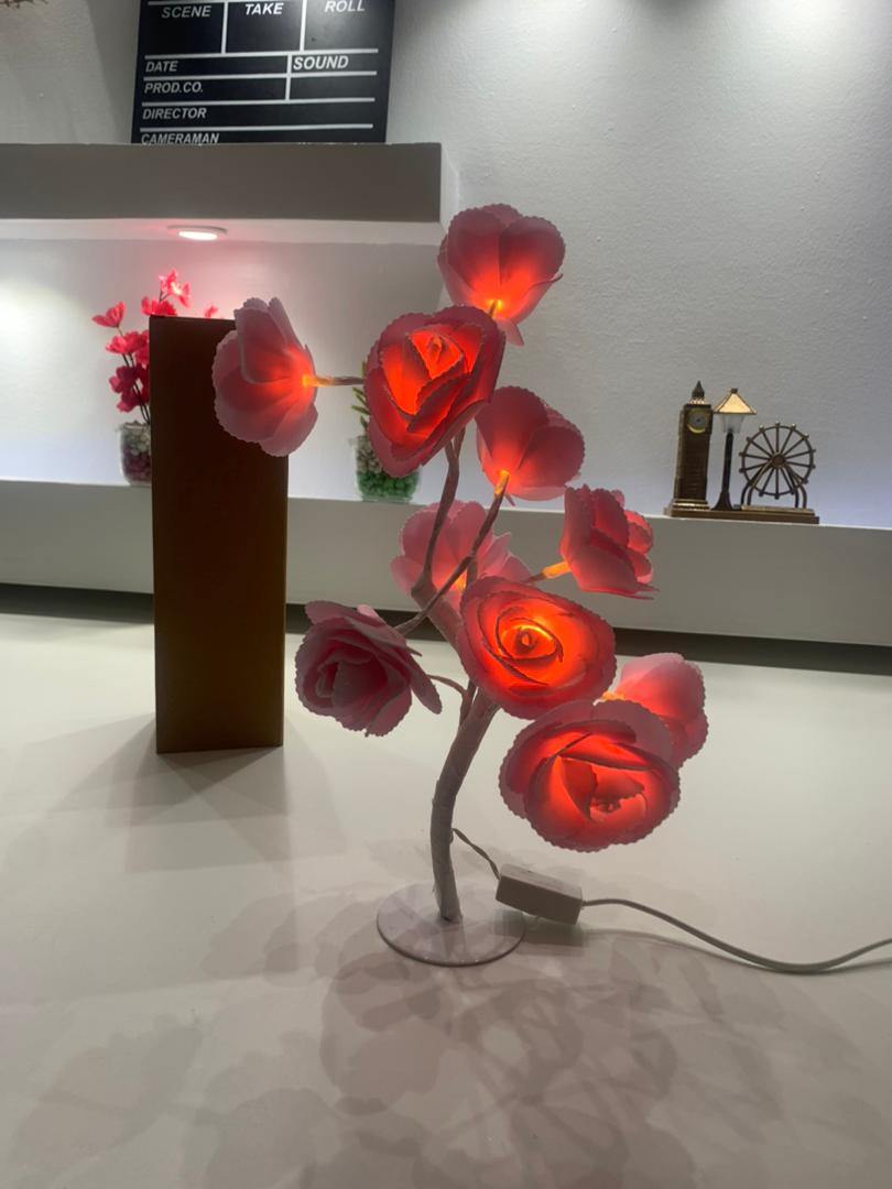 Lampe de Table fleur avec LED – مصباح طاولة زهور - Décoration - صورة 11