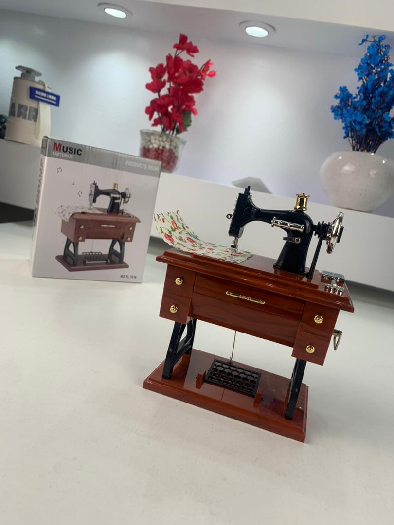 Boîte à Musique Miniature Machine à Coudre – ماكينة خياطة موسيقية - Décoration - صورة حقيقية 8