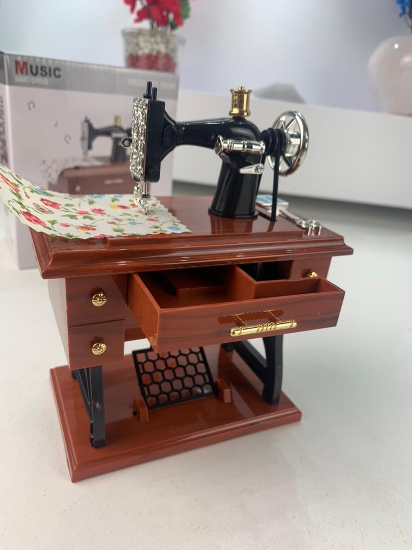 Boîte à Musique Miniature Machine à Coudre – ماكينة خياطة موسيقية - Décoration - صورة حقيقية 11