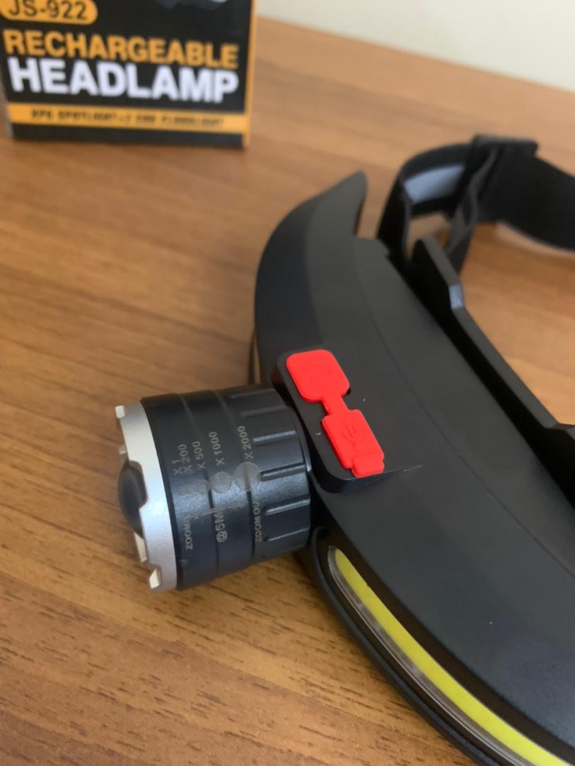 Lampe Frontale LED COB Multifonctionnelle Rechargeable par USB – مصباح الرأس أمامي متعدد الوظائف - Électronique - صورة حقيقية 8