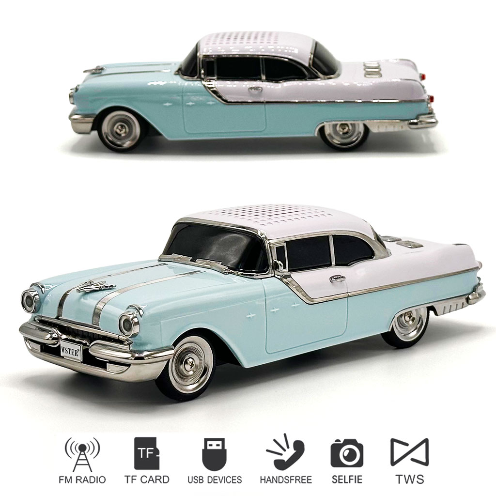 Haut-parleur Bluetooth Sans Fil en Forme de Voiture Pontiac – مكبر صوت بلوتوث لاسلكي على شكل سيارة