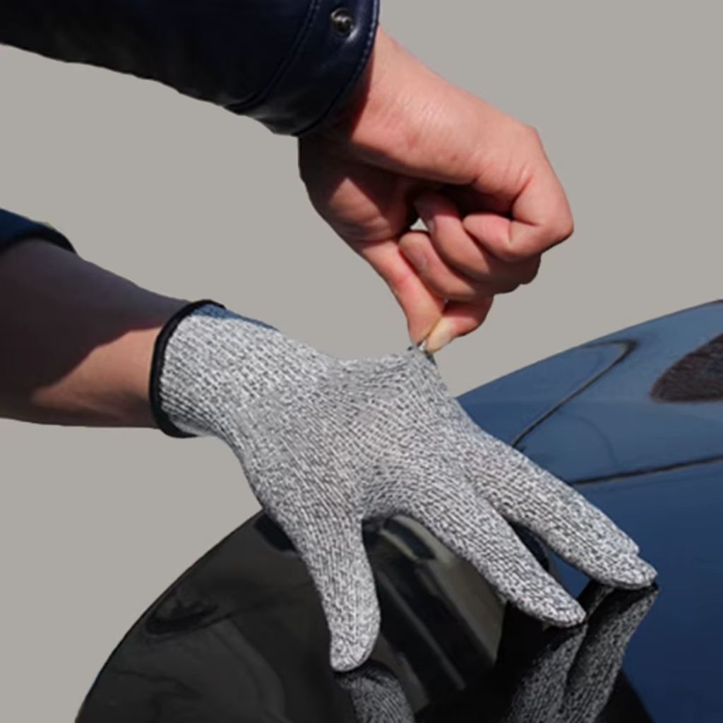 Gant de Protection Anti-Coupure Gant de Sécurité de Niveau 5 – قفازات المقاومة للقطع - Outillage et Bricolage - صورة 5