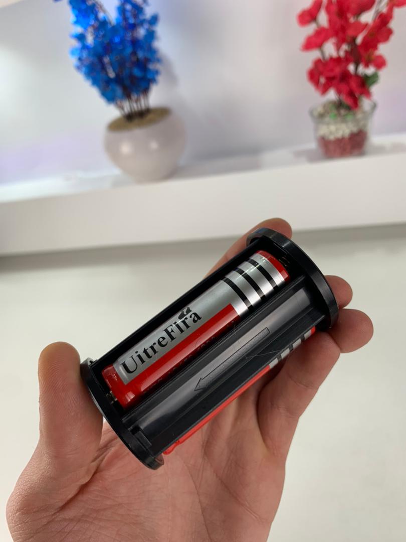 Lampe Torche 100W avec Batterie Lithium 18650*3 Portée de 1 à 1,5 km, mise au point réglable – مصباح يدوي عالي الطاقة مع بطارية ليثيوم - Camping et Randonnée - صورة حقيقية 15