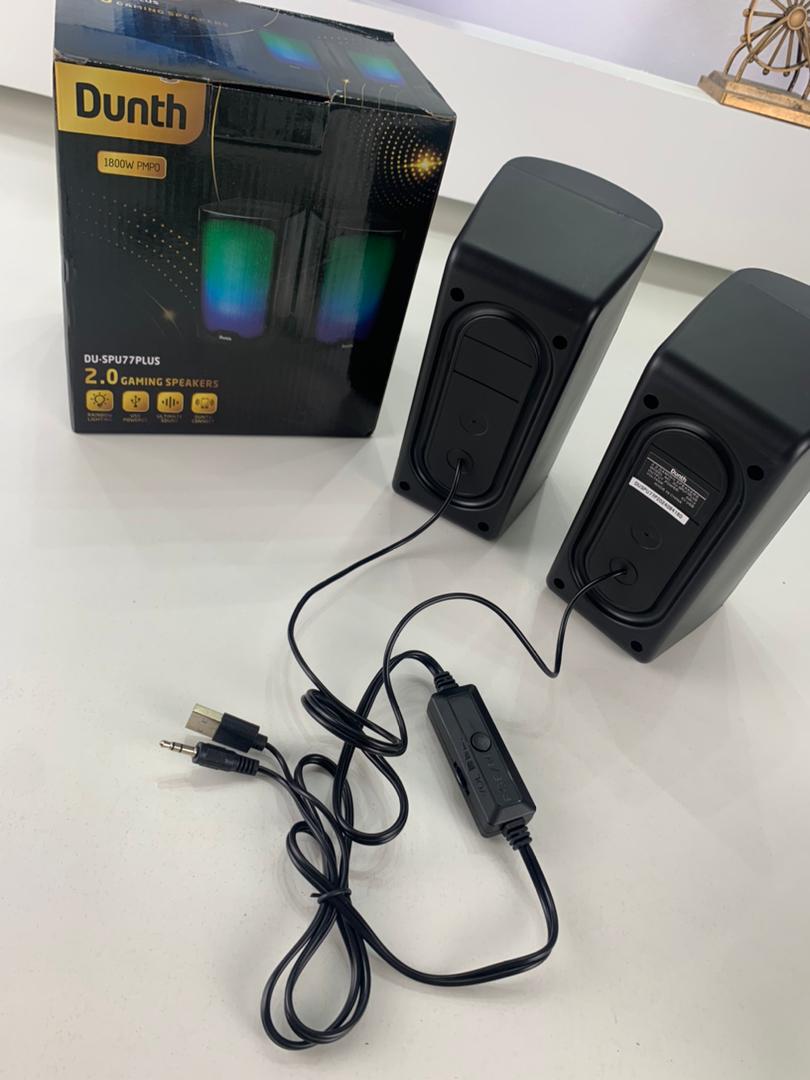 Haut-Parleurs Filaire pour PC DUNTH 1800W DU-SPU77PLUS LED – مكبرات صوت سلكية للكمبيوتر - صورة حقيقية 5