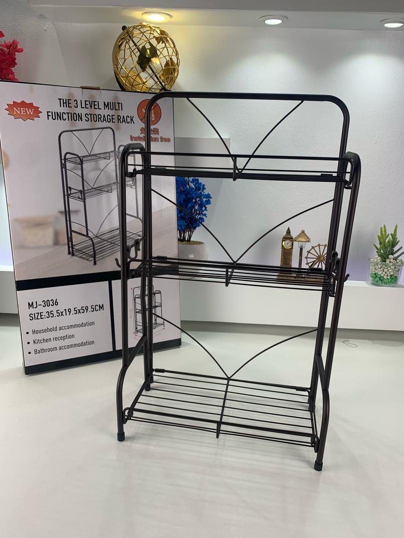 Étagère de Rangement à 3 Niveaux 59x19x35cm – وحدة رفوف تخزين بثلاث طبقات - Cuisine - صورة 8
