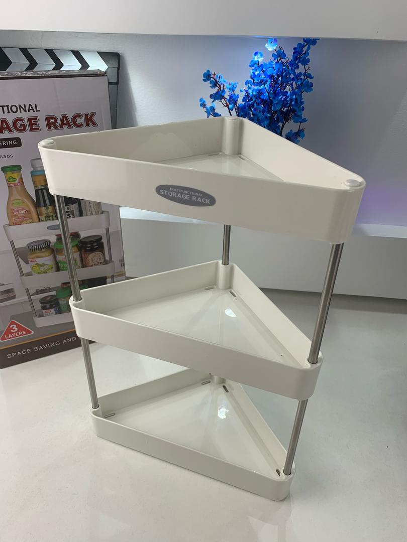 Étagère d'Angle de Rangement Multifonctionnelle 3 Tier – رف زاوية للتخزين متعدد الوظائف - Cuisine - صورة حقيقية 9
