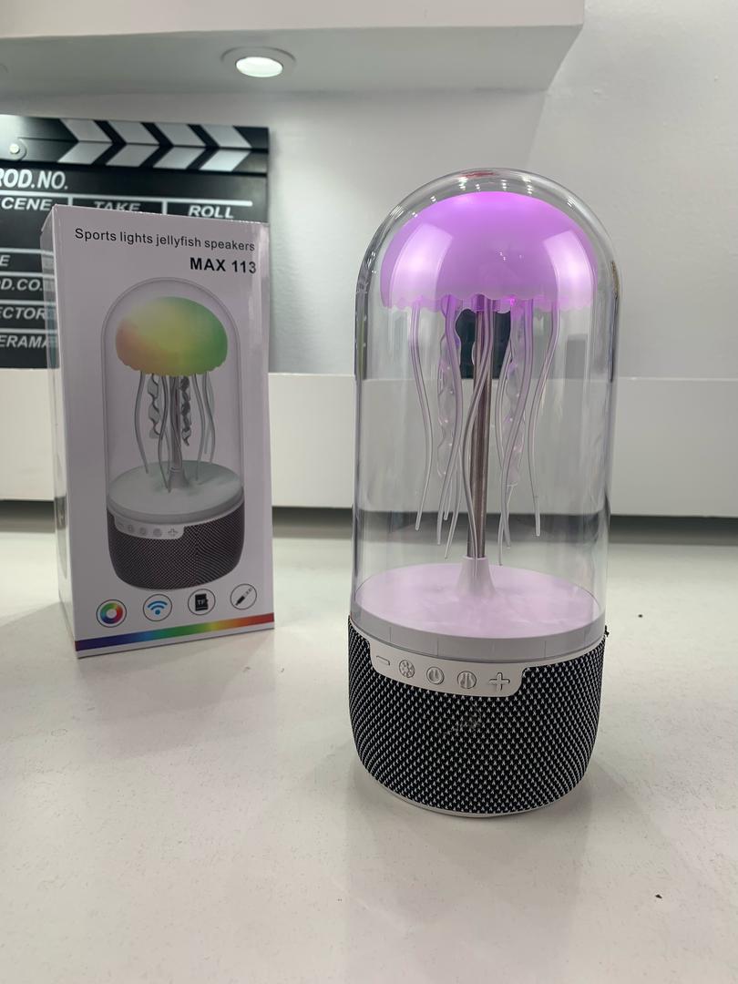 Lampe Méduse Atmosphérique avec Haut-Parleur – مصباح على شكل قنديل البحر - Électronique - صورة حقيقية 9