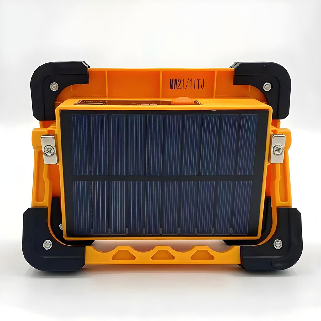 Projecteur LED Rechargeable 150W avec Panneau Solaire – مصباح تخييم عالي السطوع - Camping et Randonnée - صورة 4