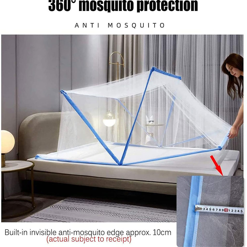 Moustiquaire Pliable Facile à Installer Pour Lit 2 Place – ناموسية لسرير شخصين - Maison - صورة 5