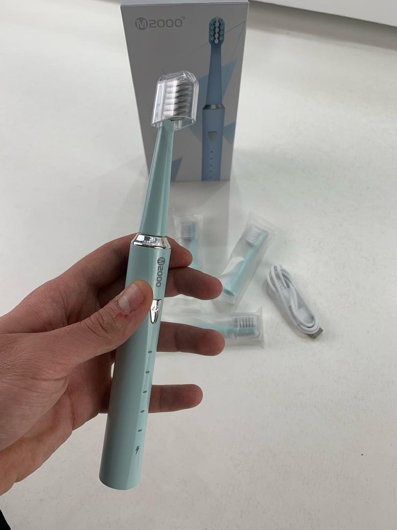 Brosse À Dents Électrique Sonique avec 4 Têtes et 5 Modes – فرشاة أسنان - Électronique - صورة 5