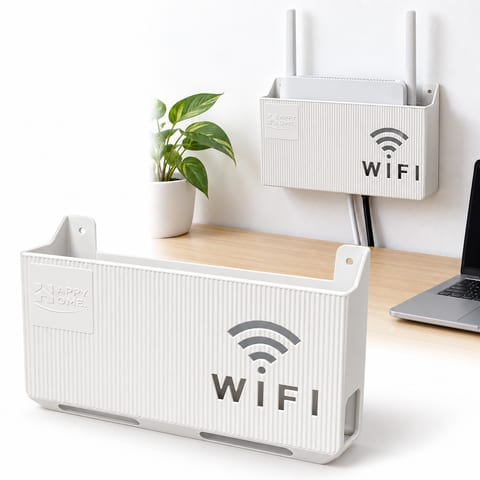 Support Modem Wifi Murale Facile à Fixer - حامل مودم جداري عملي ومنظم