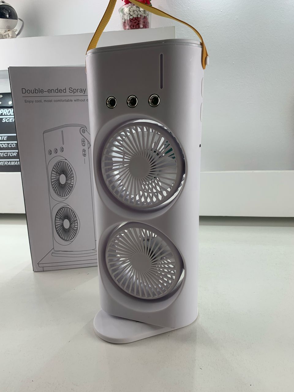 Refroidisseur Portable à Double Ventilateur – جهاز تبريد محمول - Électronique - صورة حقيقية 8