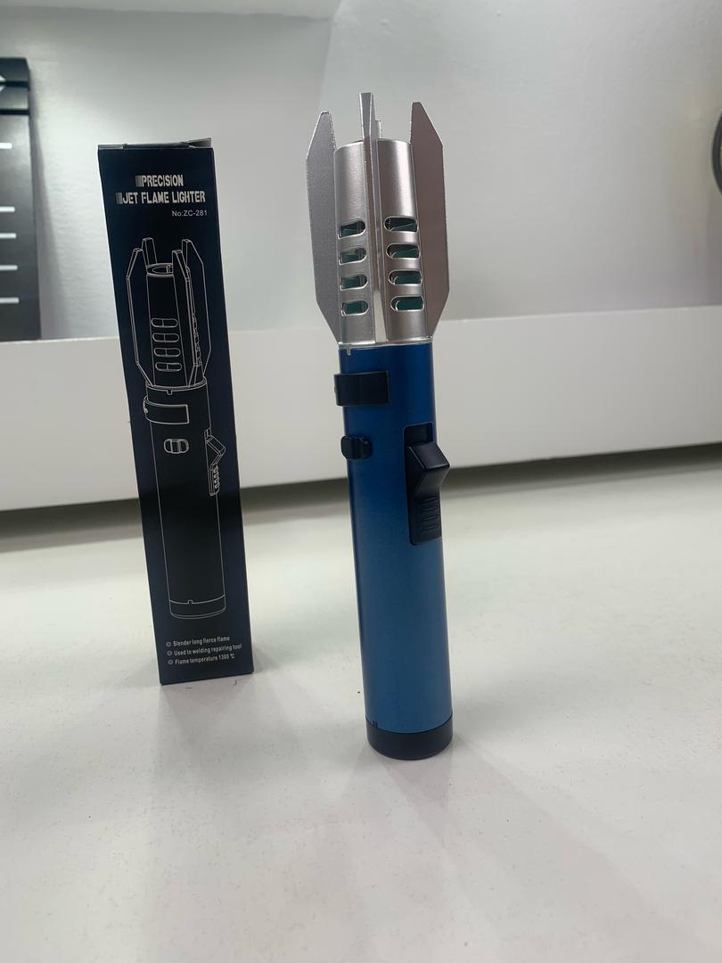 Briquet à flamme droite très puissant coupe-vent – موقد نار محمول - Outillage et Bricolage - صورة حقيقية 7