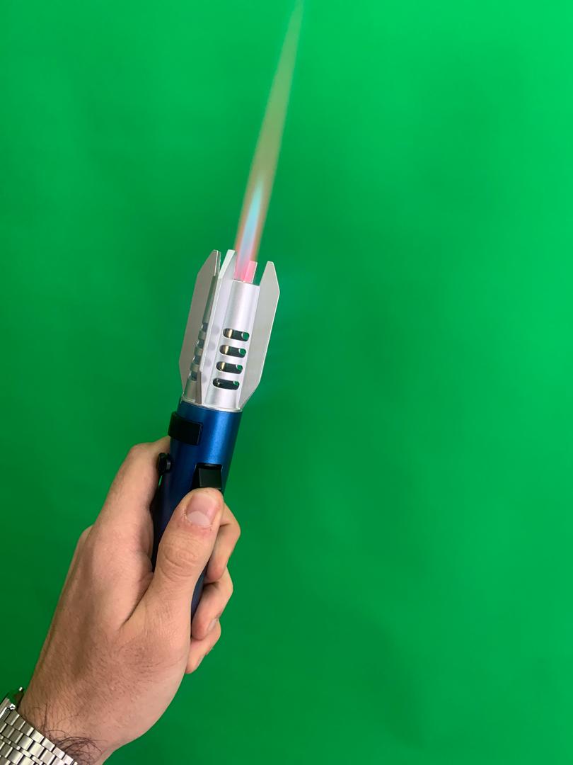Briquet à flamme droite très puissant coupe-vent – موقد نار محمول - Outillage et Bricolage - صورة حقيقية 10