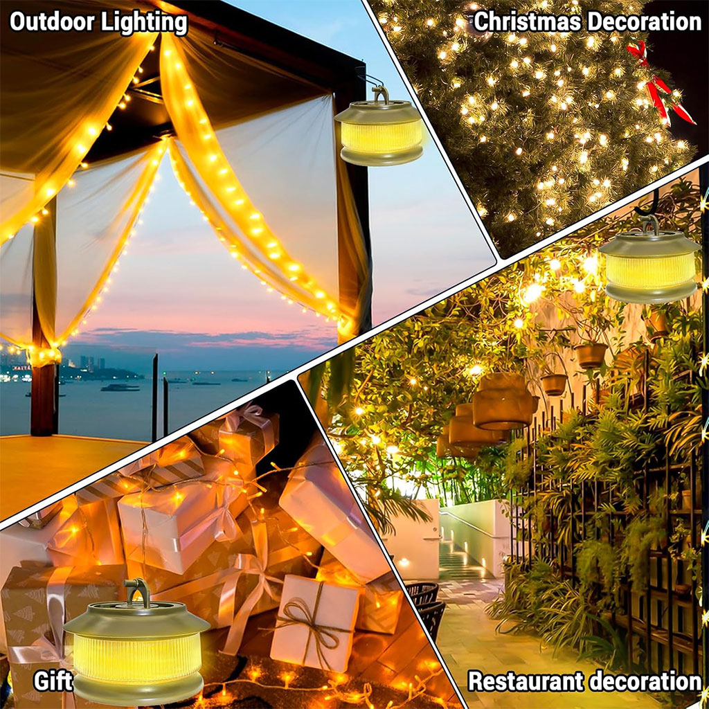 Guirlande lumineuse à rangement rapide pour camping 20m – مصباح تخييم 20 متر - Camping et Randonnée - صورة 7