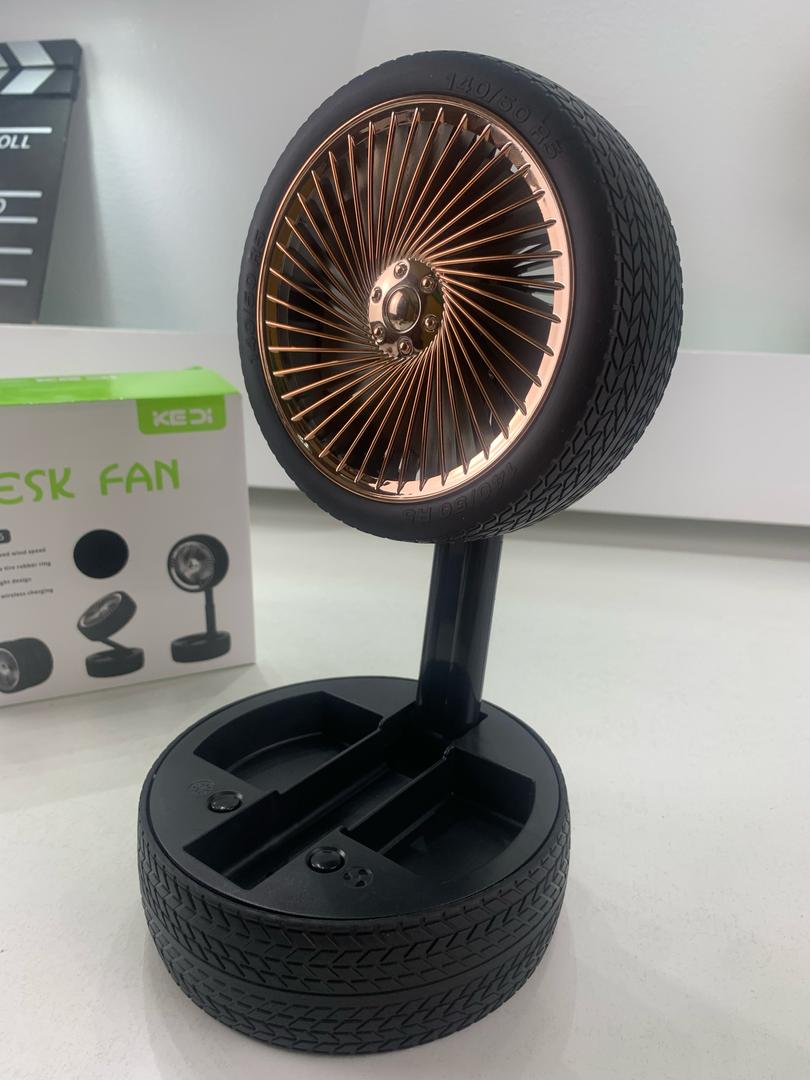 Ventilateur Pliable et Portable Forme Roue Silencieux avec 3 Vitesse – مروحة محمولة - Électronique - صورة حقيقية 9
