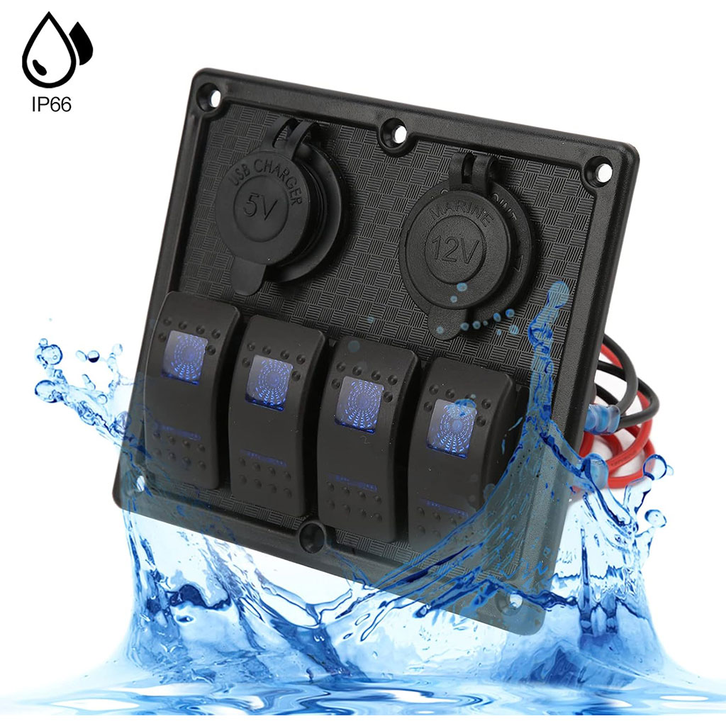 Panneau de commande 12-24V à 4 Interrupteur – لوحة تحكم - Électronique - صورة 7