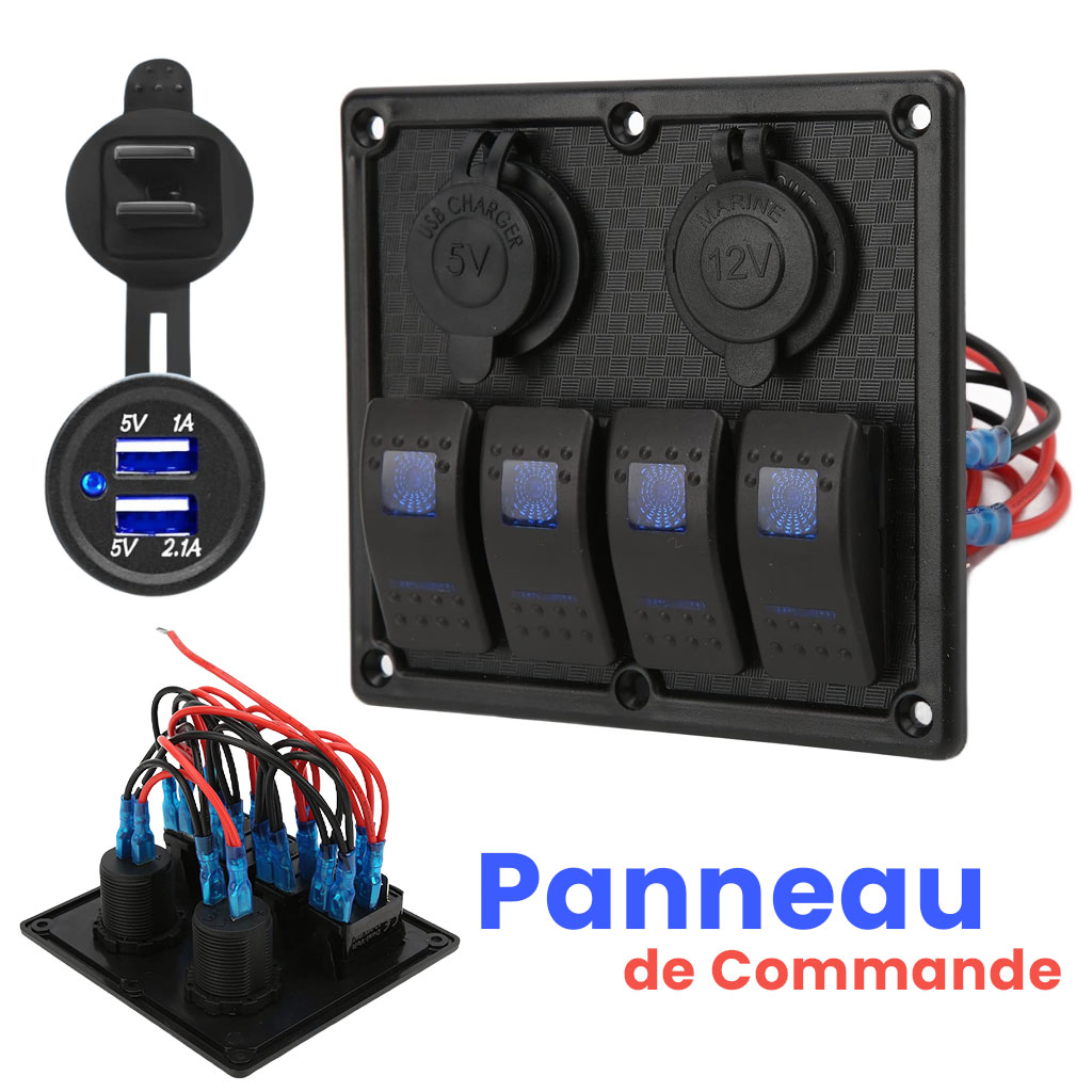 Panneau de commande 12-24V à 4 Interrupteur – لوحة تحكم - Électronique - صورة 8