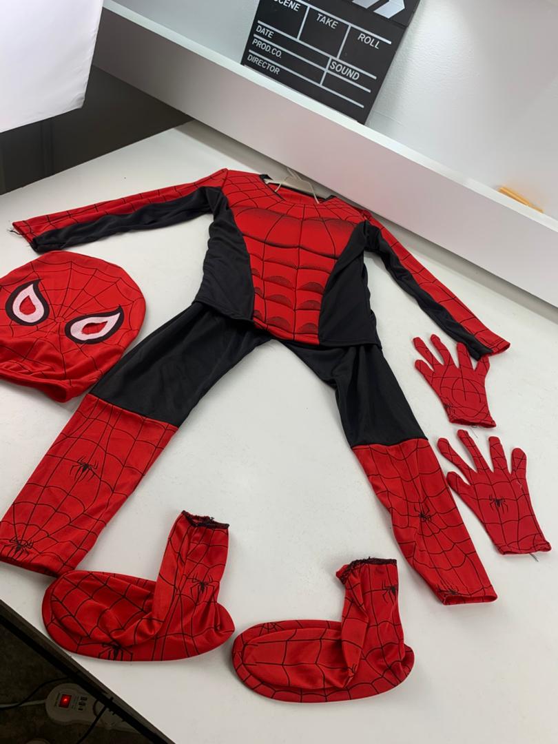 Tenue de Deguisement Spiderman Complet 5PCS Pour Enfants – بدلة سبايدرمان - Jouet & Gaming - صورة حقيقية 3