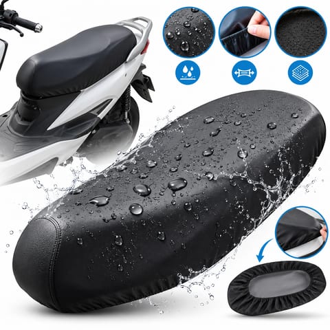 Housse de Selle Moto Universelle en Semi-Cuir – Grande Taille HOUSSE-MOTO-SC01 غطاء مقعد دراجة نارية عالمي من الجلد شبه الصناعي – مقاس كبير