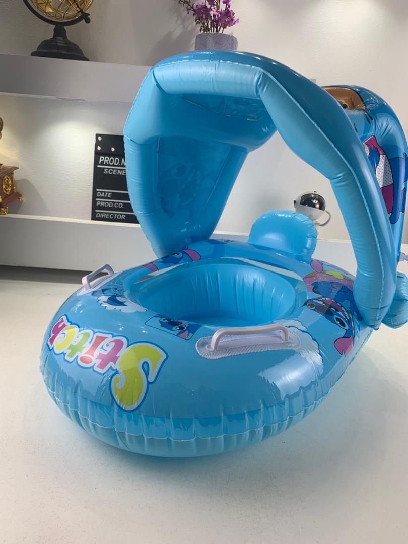 Bouée de natation gonflable pour bébé avec toit – عوامة أطفال مع مظلة - Vacance & Loisir - صورة حقيقية 7