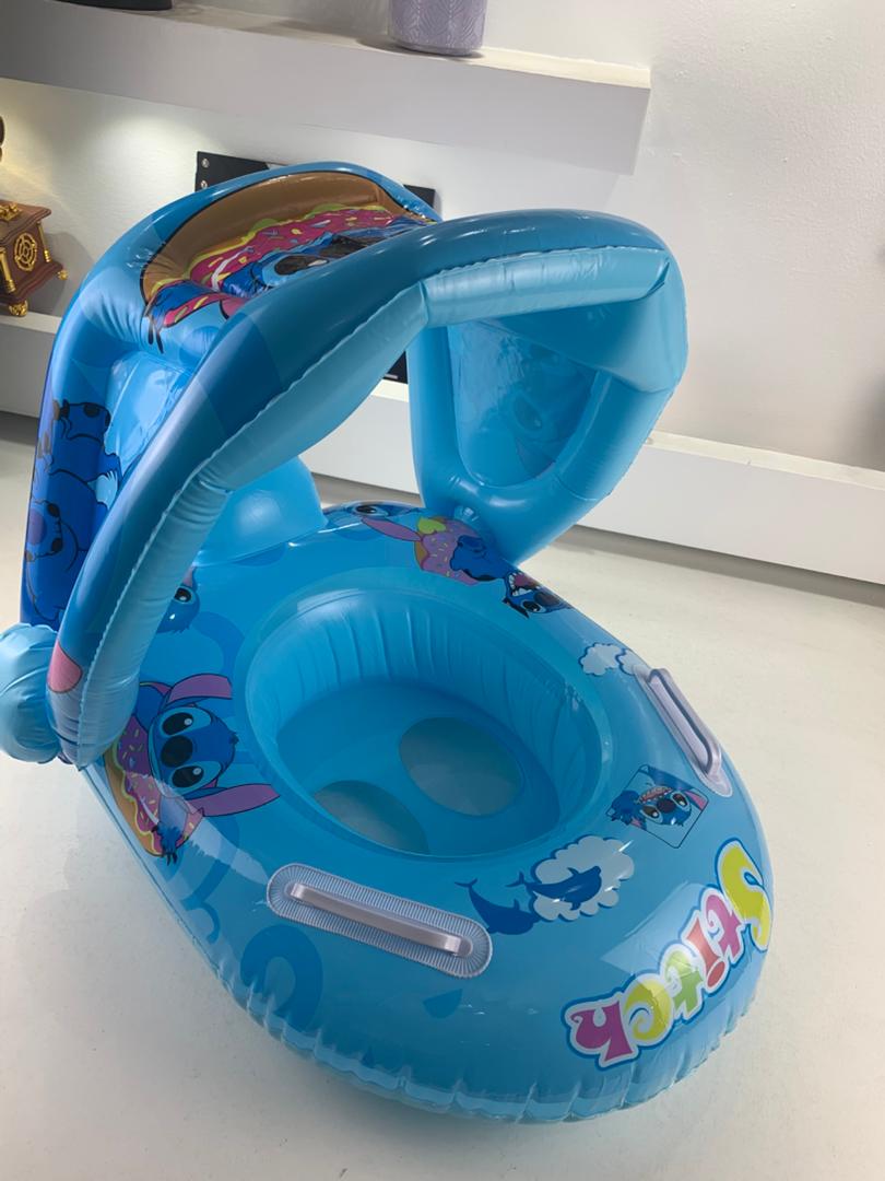 Bouée de natation gonflable pour bébé avec toit – عوامة أطفال مع مظلة - Vacance & Loisir - صورة حقيقية 8