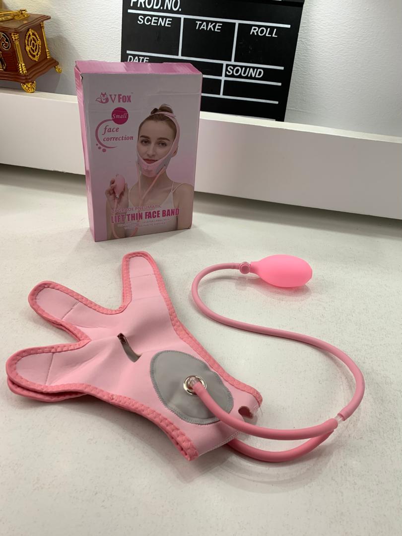 Ceinture amincissante pour visage pour réduire le double menton – قناع شد الوجه - Soins et Beauté - صورة حقيقية 6