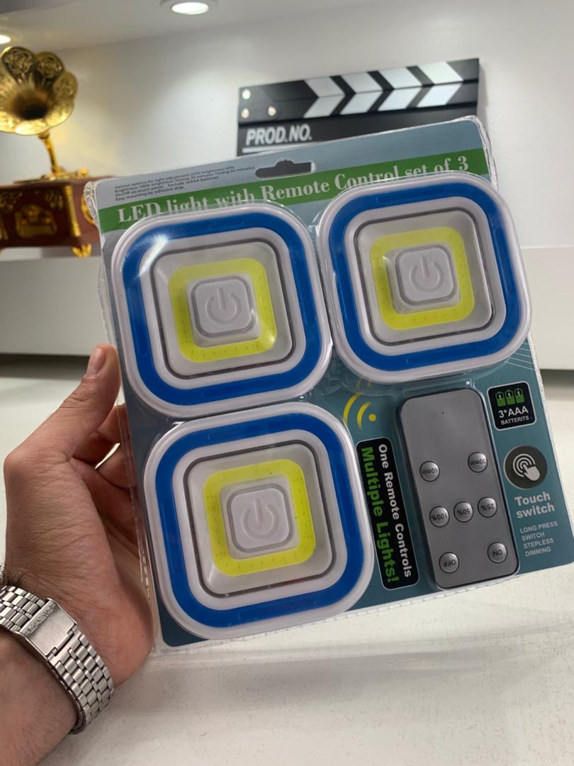 Pack 3 Spot LED intelligents avec télécommande ultra-lumineux – طقم مصابيح مع يد تحكم - Maison - صورة حقيقية 9