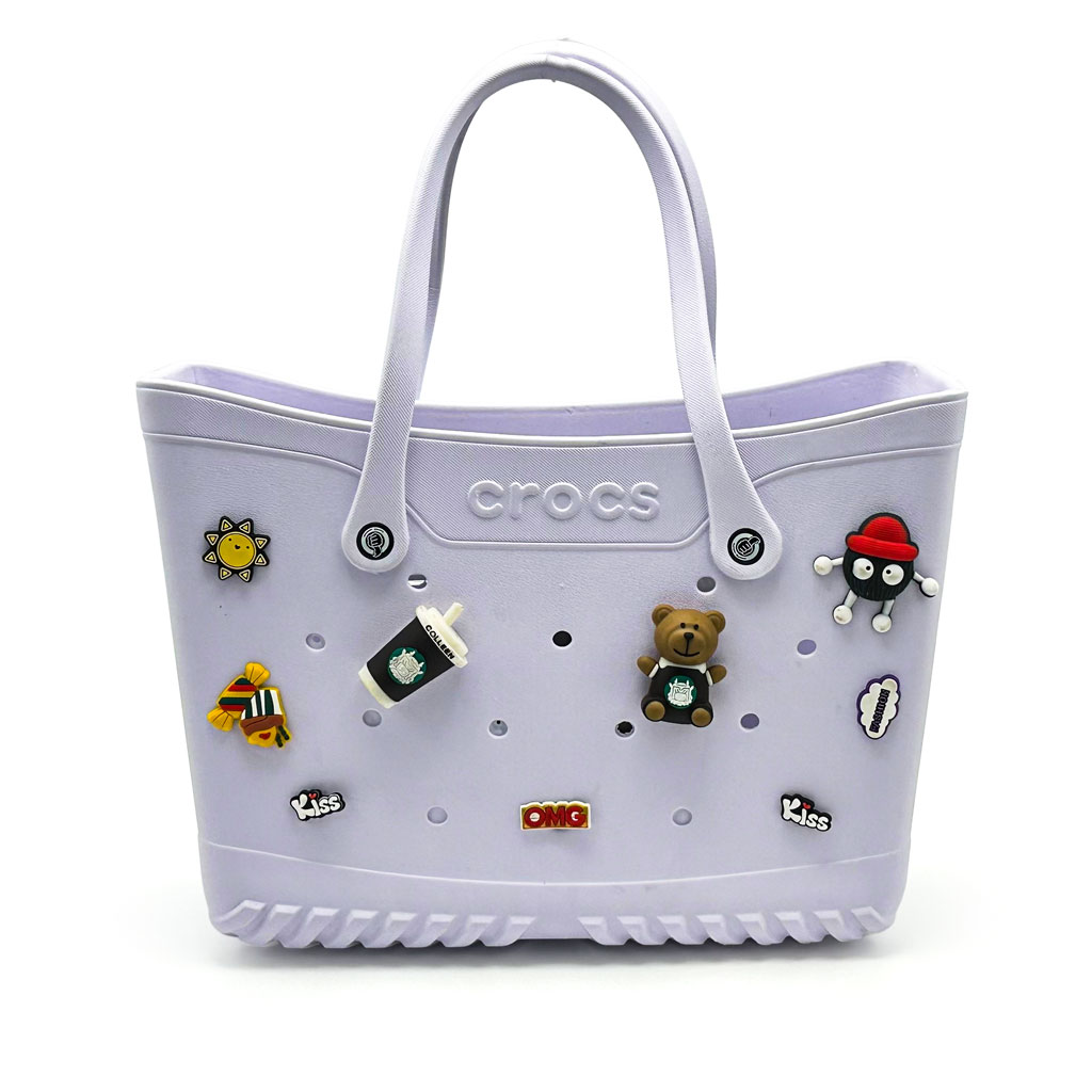 Crocs Sac fourre-tout de plage pour femmes imperméable – حقيبة نسائية للنزهات - Vacance & Loisir - صورة 4