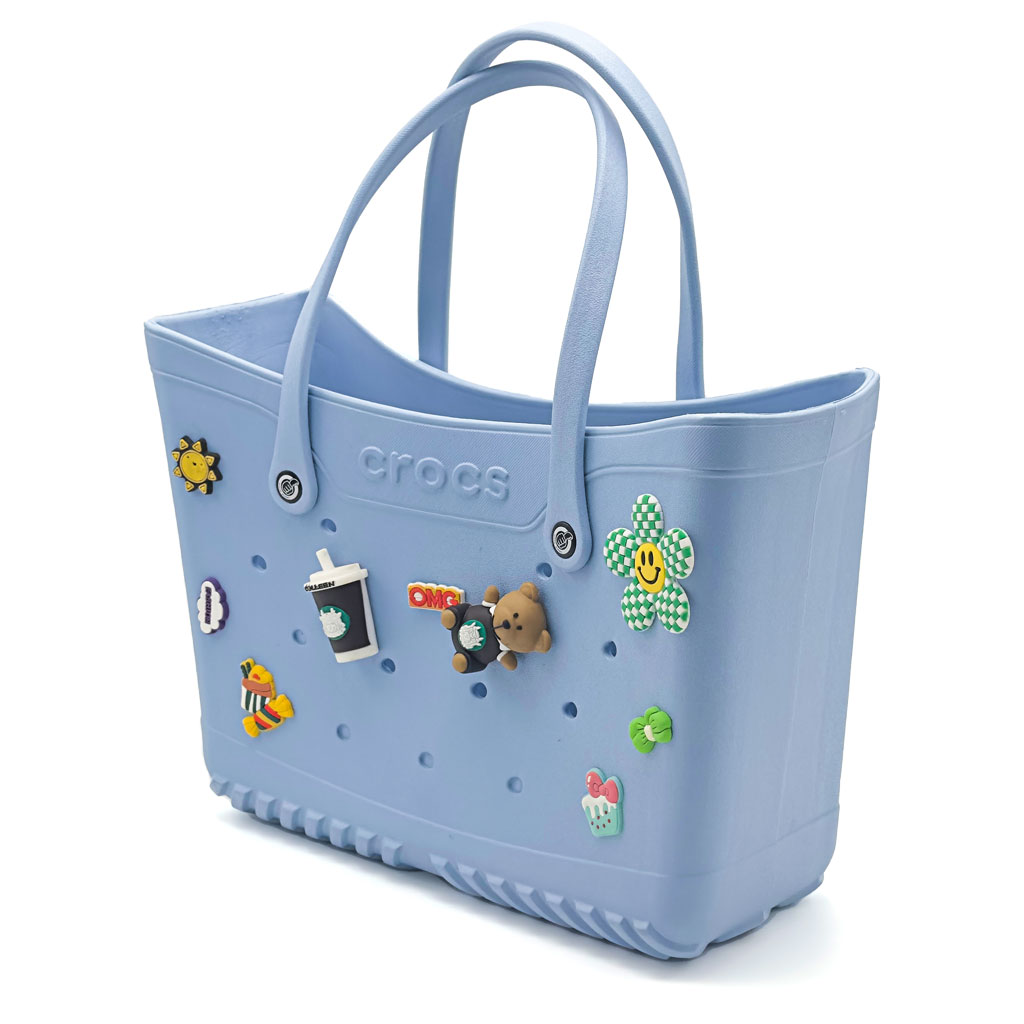 Crocs Sac fourre-tout de plage pour femmes imperméable – حقيبة نسائية للنزهات - Vacance & Loisir - صورة 6