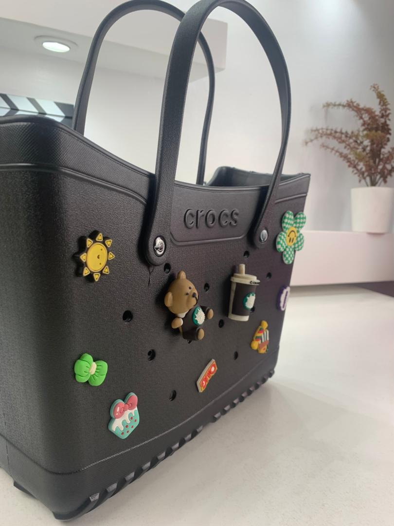 Crocs Sac fourre-tout de plage pour femmes imperméable – حقيبة نسائية للنزهات - Vacance & Loisir - صورة حقيقية 9