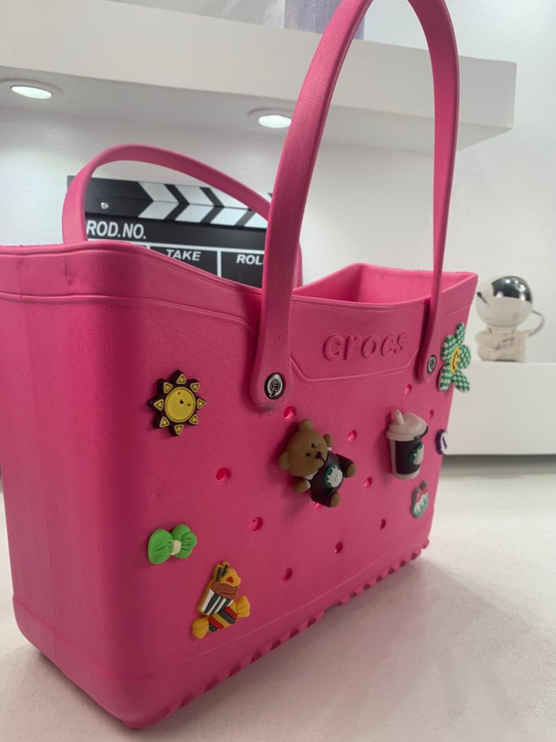 Crocs Sac fourre-tout de plage pour femmes imperméable – حقيبة نسائية للنزهات - Vacance & Loisir - صورة حقيقية 10