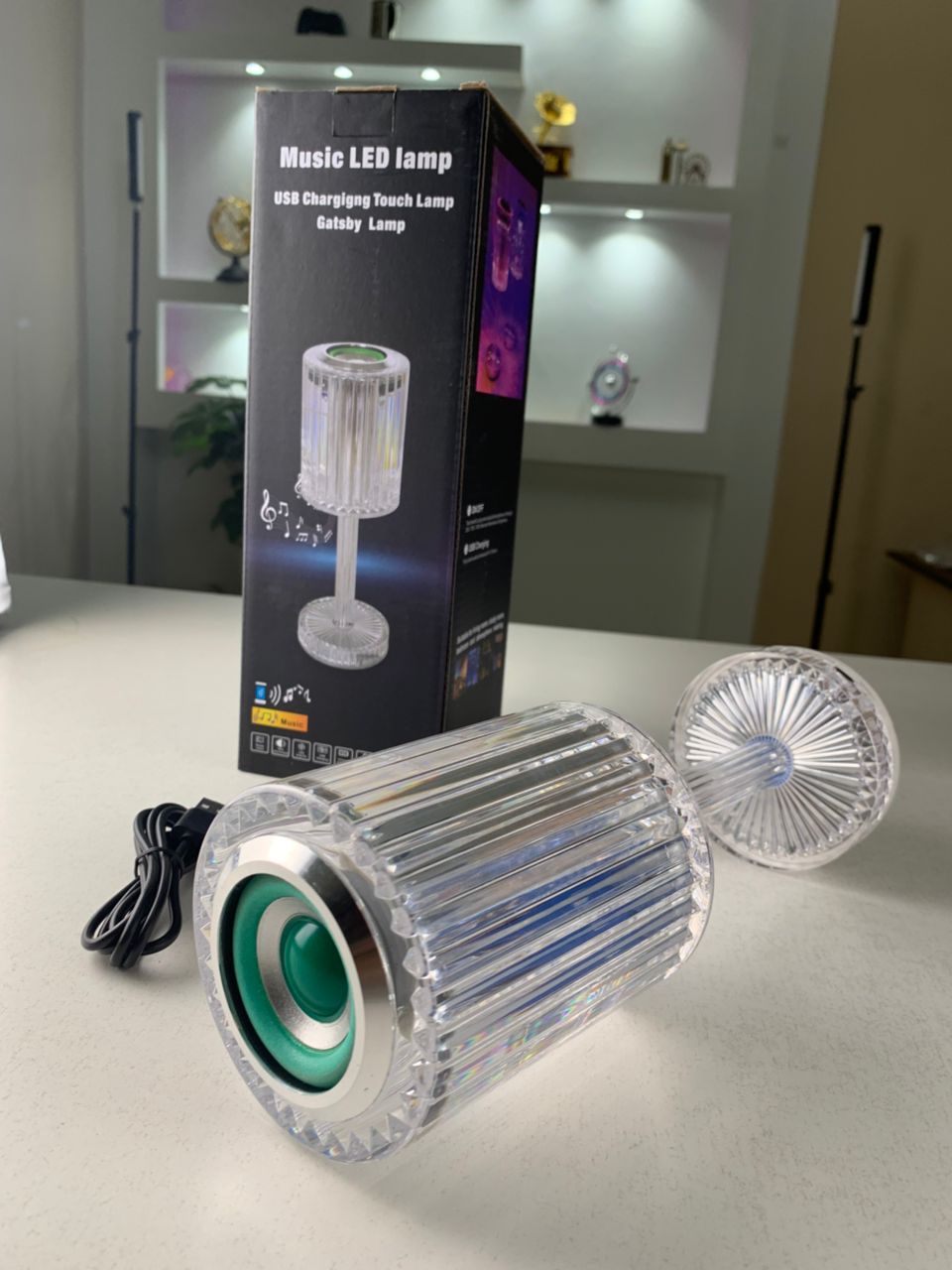 Lampe Cristal LED avec Haut-Parleur Bluetooth – مكبر صوت ومصباح كريستالي - Électronique - صورة 7