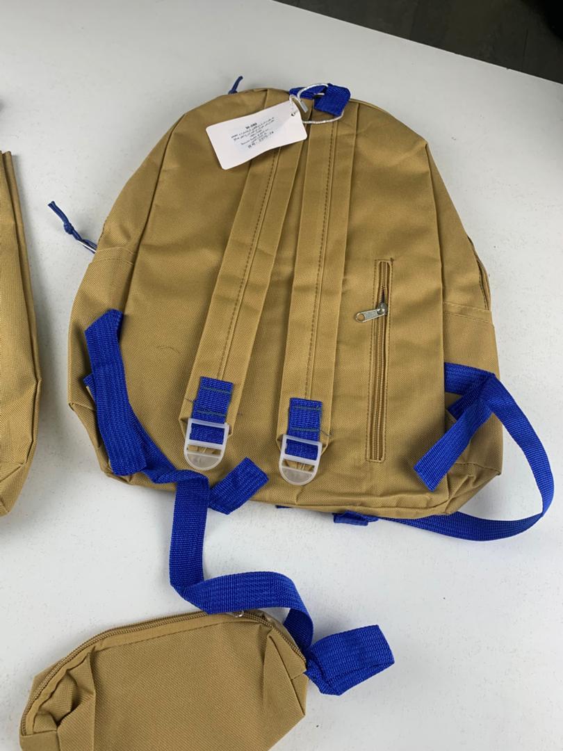 Ensemble de sacs d’école Kawai pour adolescents 4Pcs Lapin X Marron – محفظة 4 قطع كاواي بني  - Sac à dos et Mode - صورة 6