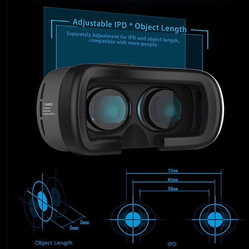 Lunettes de Réalité Virtuelle 3D VR BOX pour Smartphone - نظارات الواقع الافتراضي ثلاثية الأبعاد للهواتف - Électronique - صورة 11