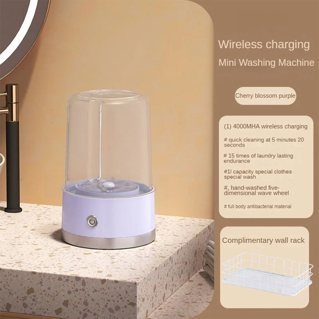 Mini-machine à laver portable rechargeable pour sous-vêtements – غسالة ملابس داخلية محمولة - Électronique - صورة 7