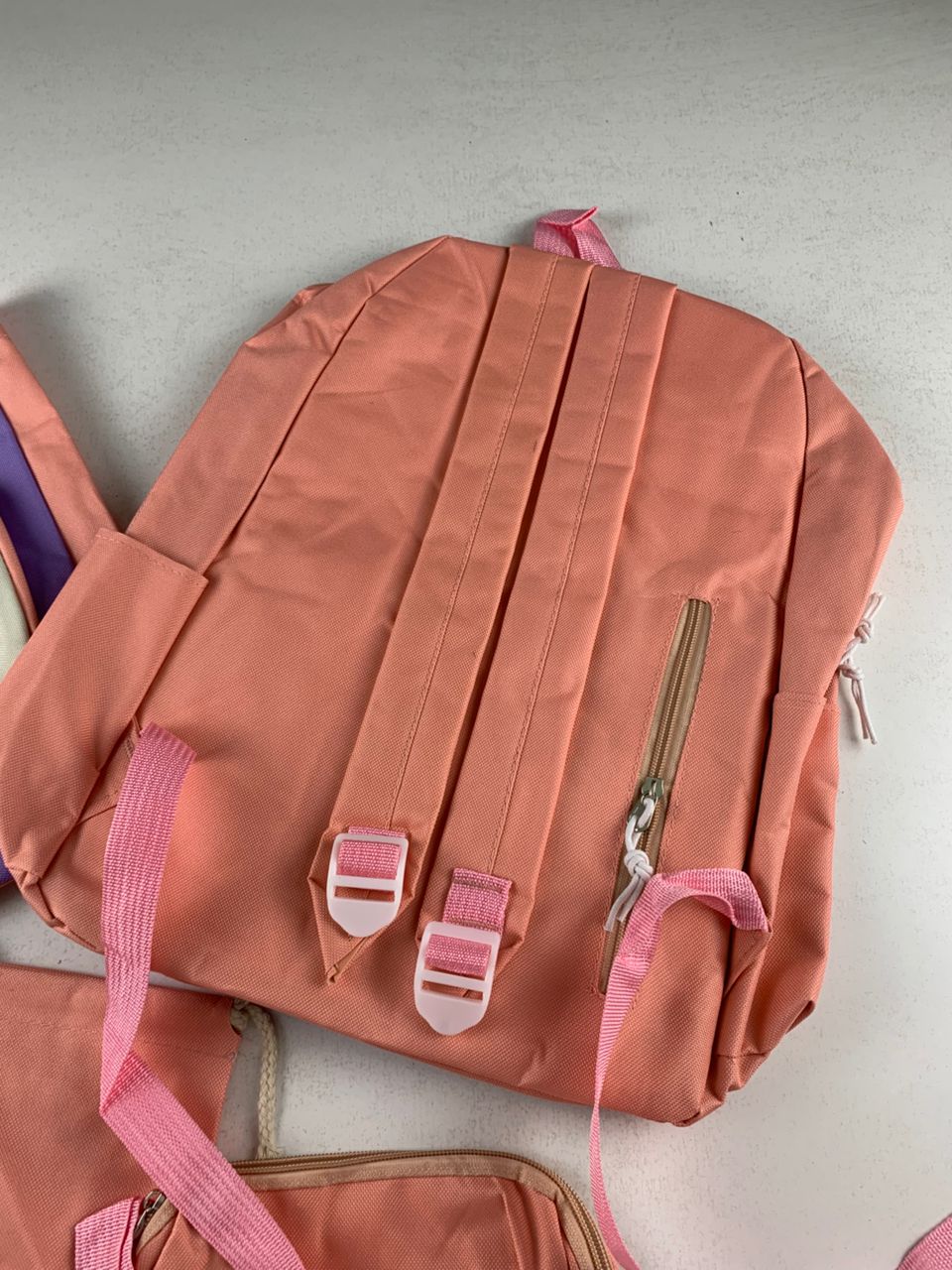 Ensemble de sacs d’école Kawai pour adolescents 5Pcs Guiyu V2 Rose – محفظة 5 قطع كاواي وردي - Sac à dos et Mode - صورة 6