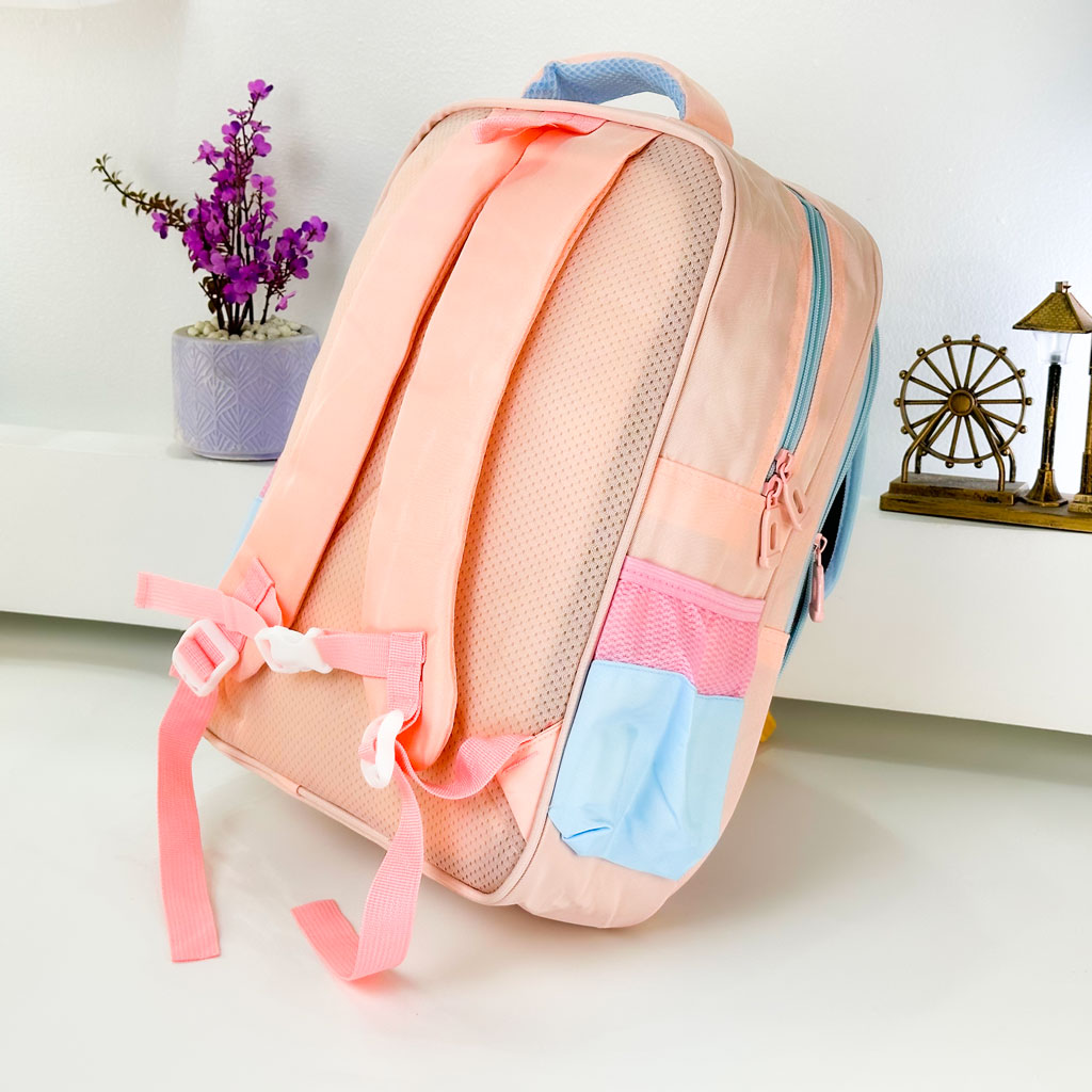 Sac à Dos pour Enfants avec Trousse Assortie 2605 Rose – حقيبة ظهر مدرسية للأطفال مع مقلمة وردي - Sac à dos et Mode - صورة حقيقية 6