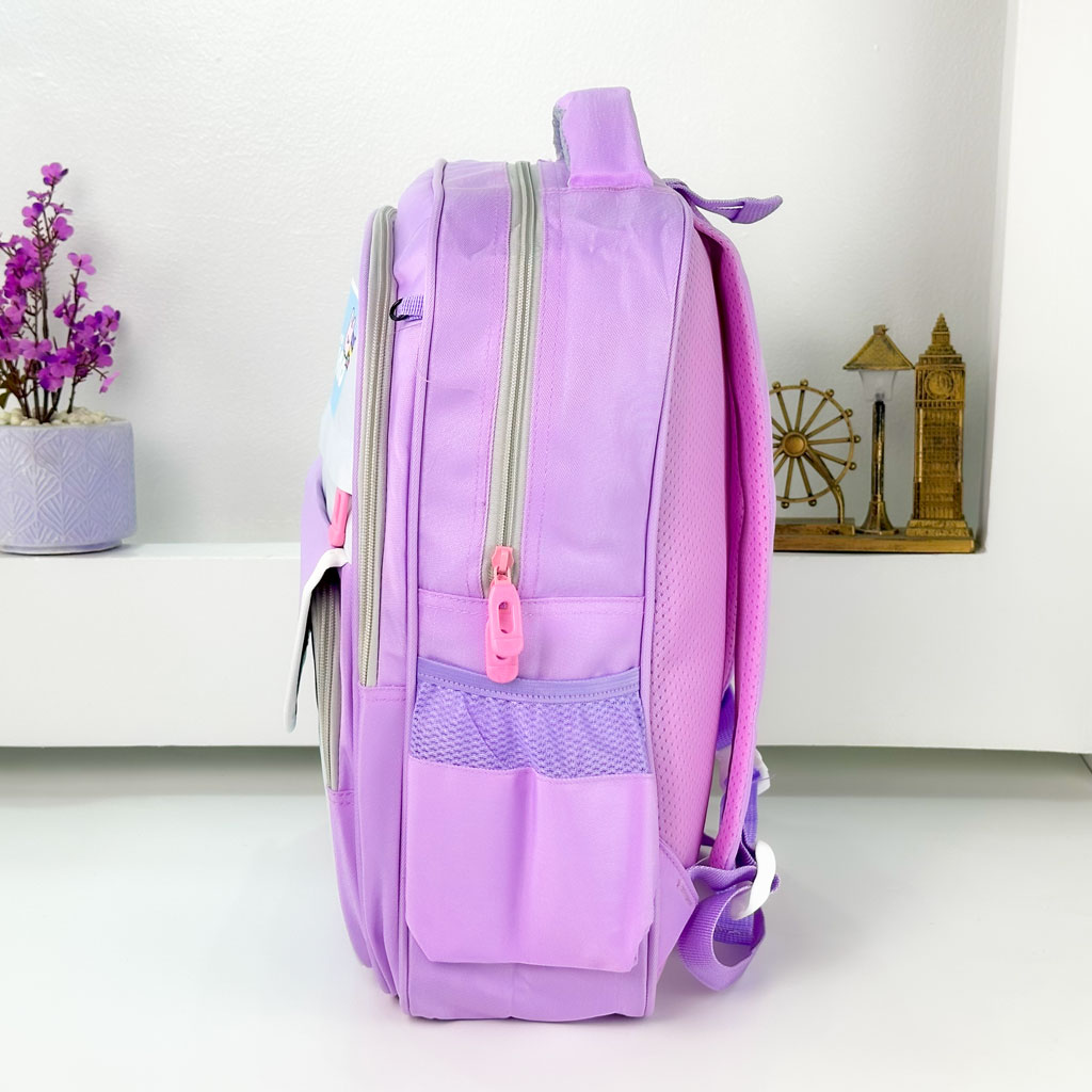 Sac à Dos pour Enfants avec Trousse Assortie 2504 Mauve – حقيبة ظهر مدرسية للأطفال مع مقلمة بنفسجي - Sac à dos et Mode - صورة حقيقية 6