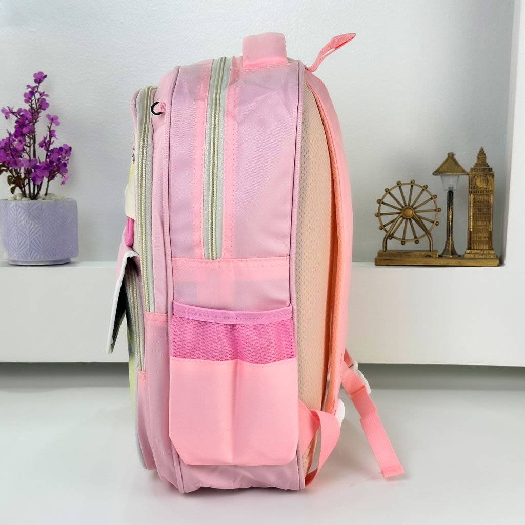 Sac à Dos pour Enfants avec Trousse Assortie 2504 Rose – حقيبة ظهر مدرسية للأطفال مع مقلمة وردي - Sac à dos et Mode - صورة حقيقية 7