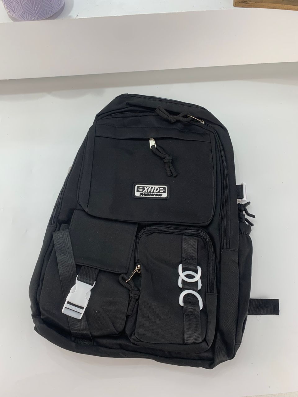 Sacs à dos d’école Style Décontracté XHD Noir – حقيبة ظهر مدرسية أسود - Sac à dos et Mode - صورة 5